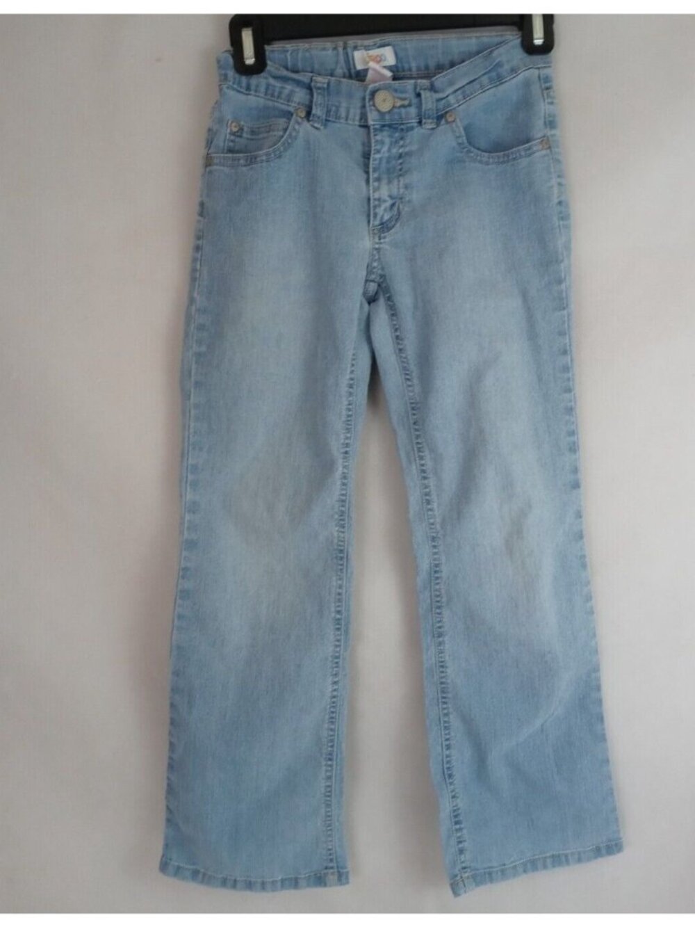 Circo Distressed Adjustable Waistband Bootcut Jeans Girls Size 10